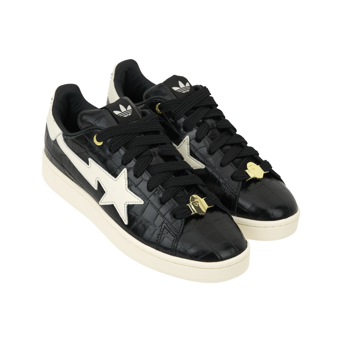 아디다스 x 베이프 캠퍼스 00s 코어 블랙 오프 화이트(Adidas x BAPE Campus 00s Core Black Off White) - 4