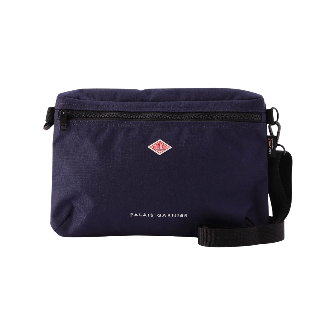 단톤 팔레이스 가르니에 코듀라 캔버스 숄더 파우치 퍼플 블루(Danton Palais Garnier Cordura Canvas Shoulder Pouch Purple Blue)