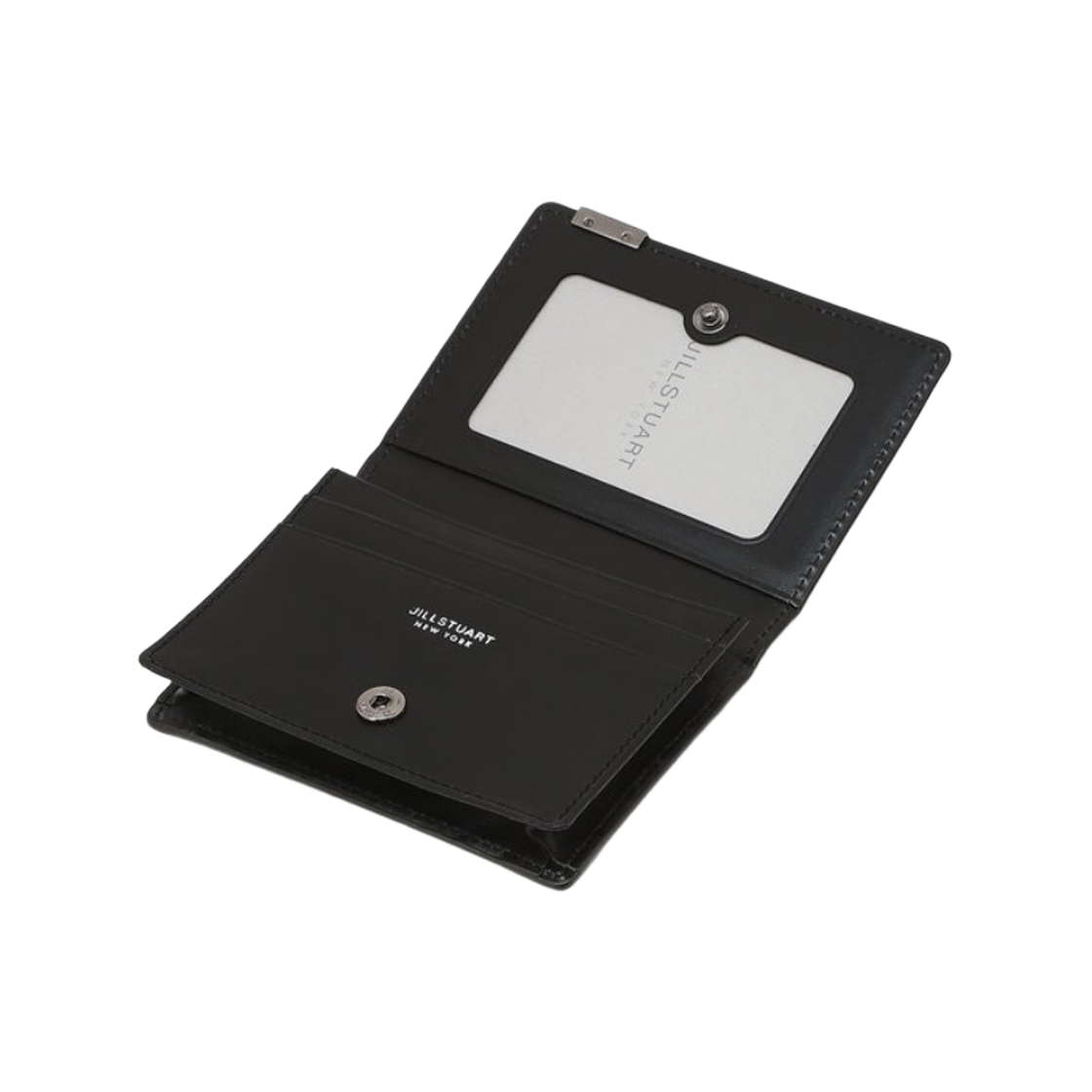 질스튜어트 액세사리 남성 블랙 로고장식 소가죽 명함지갑 JUWA6E501BK 블랙(Jillstuart Men's Acc Black Logo Detail Cow Leather Business Card Wallet Juwa6E501Bk Black) - 2