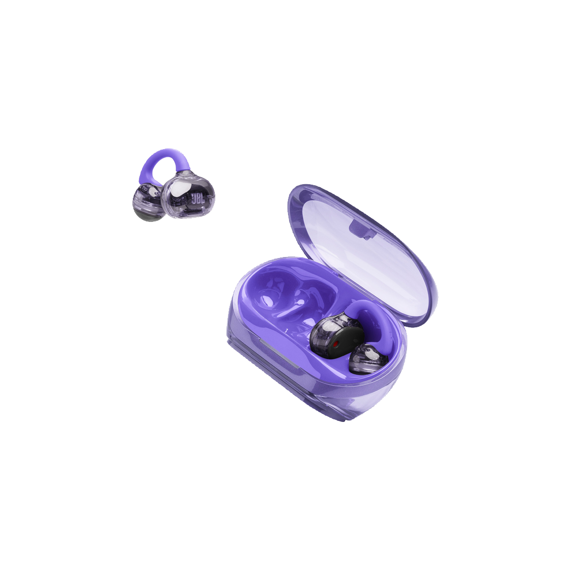 제이비엘 SOUNDGEAR CLIPS 사운드기어 클립 오픈형 블루투스 이어폰 귀걸이 퍼플(JBL SOUNDGEAR CLIPS Open Bluetooth Earphones Earrings Purple)