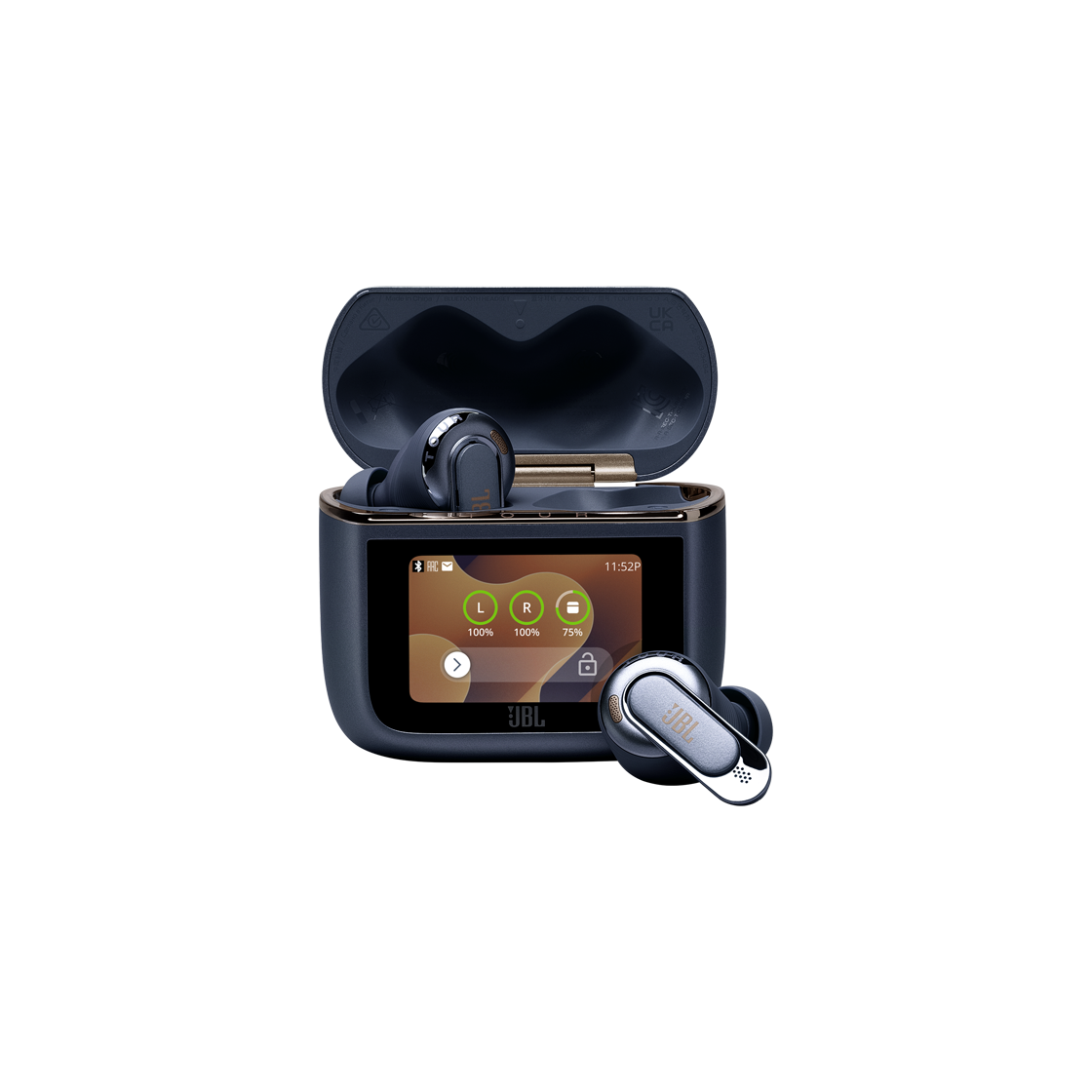 제이비엘 TOUR PRO3 노이즈캔슬링 디스플레이 블루투스 이어폰 블루(JBL TOUR PRO3 Active Noise Cancelling Earphone Blue) - 1