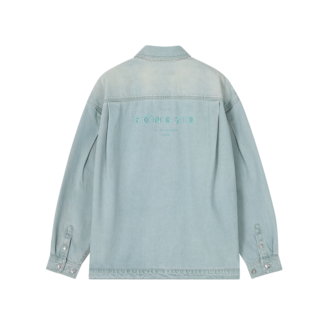 송지오 옴므 오리진 파리 데님 셔츠 라이트 블루(SONGZIO HOMME Origin Denim Shirt Light Blue) - 2