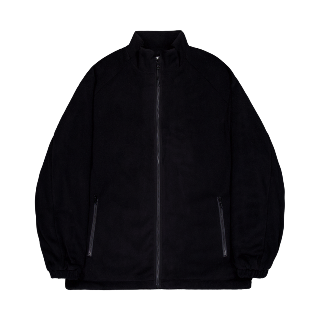 퍼렌 플리스 집업 자켓 블랙(PERENN Fleece Zipup Jacket Black)