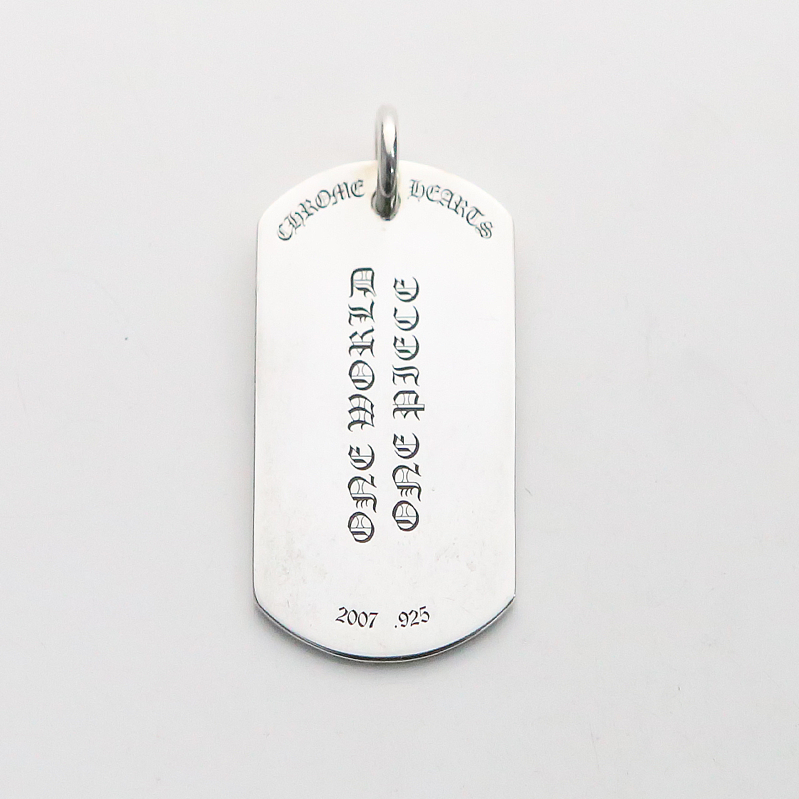 한스룸 크롬하츠 플레어니 도그택 라지(Hansroom Chrome Hearts Fleur Knee Dog Tag Lrg) - 3