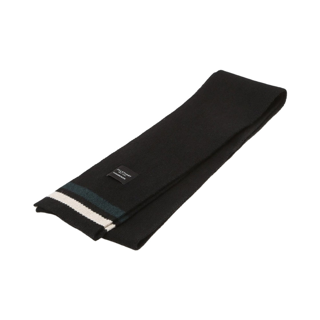 질스튜어트 액세사리 남성 남녀공용 블랙 라인배색 울캐시미어혼방 머플러 JUMU5F510BK 블랙(Jillstuart Men's Acc Unisex Black Line Color-Block Wool Cashmere Blend Muffler Jumu5F510Bk Black) - 4