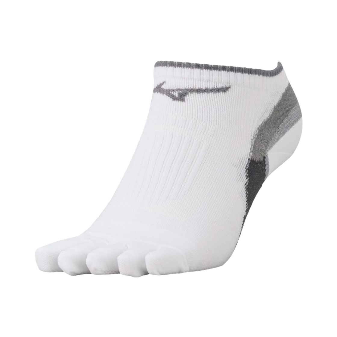 J2MX050101 Mizuno Running Five-Finger Socks 42.195 White