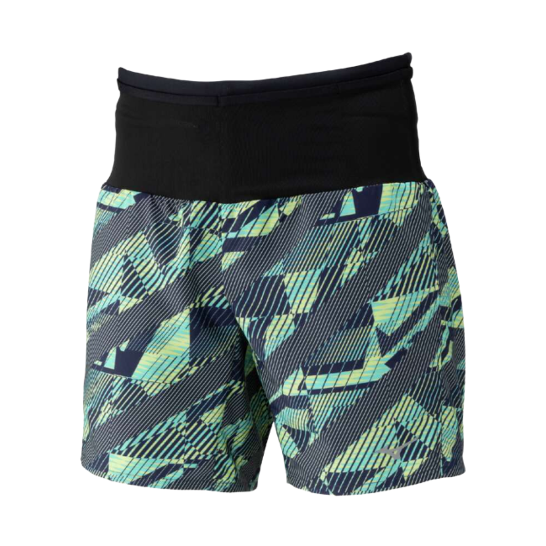 J2MBC01528 Mizuno Running Multi Pochet Pants Plus Graphic 7 Peacoat