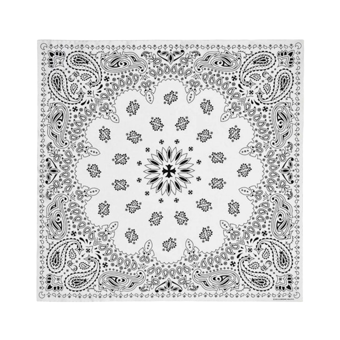 크롬하츠 실크 반다나 화이트(Chrome Hearts Silk Bandana White) - 1
