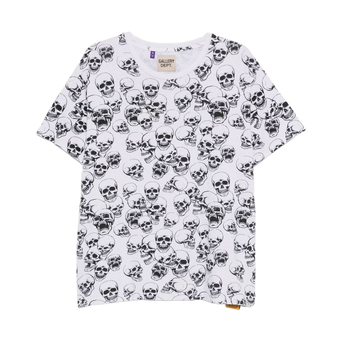 ST-10239 Gallery Dept. Skull Print T-Shirt White