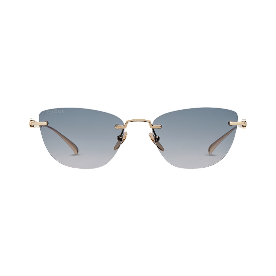 859478-I3330-8012 (W) Gucci Cat Eye Sunglasses White