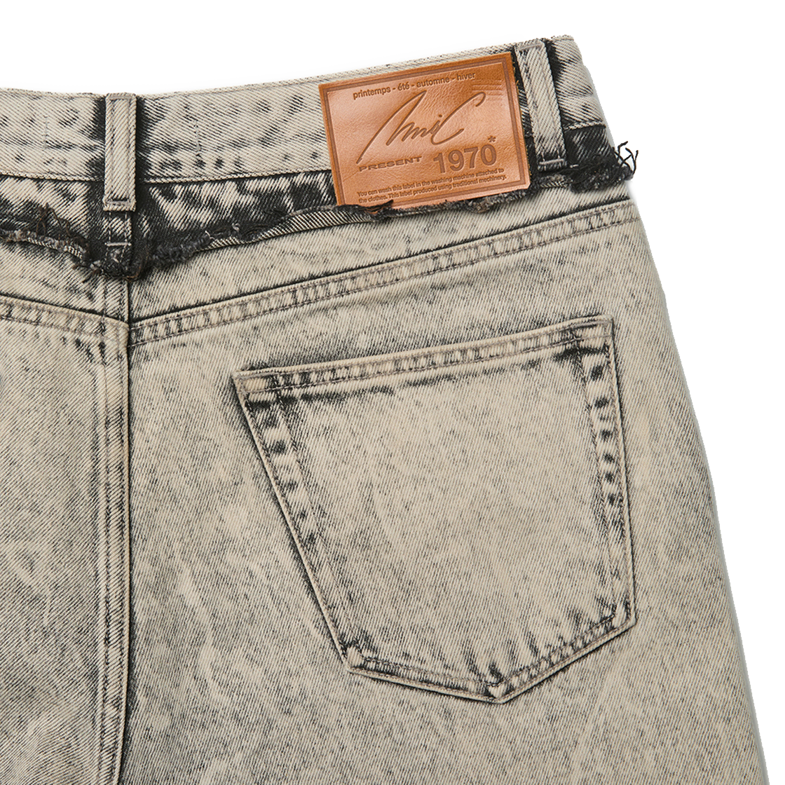 엠엠아이씨 오프 진 애시드 블랙(MMIC Off Jeans Acid Black) - 5