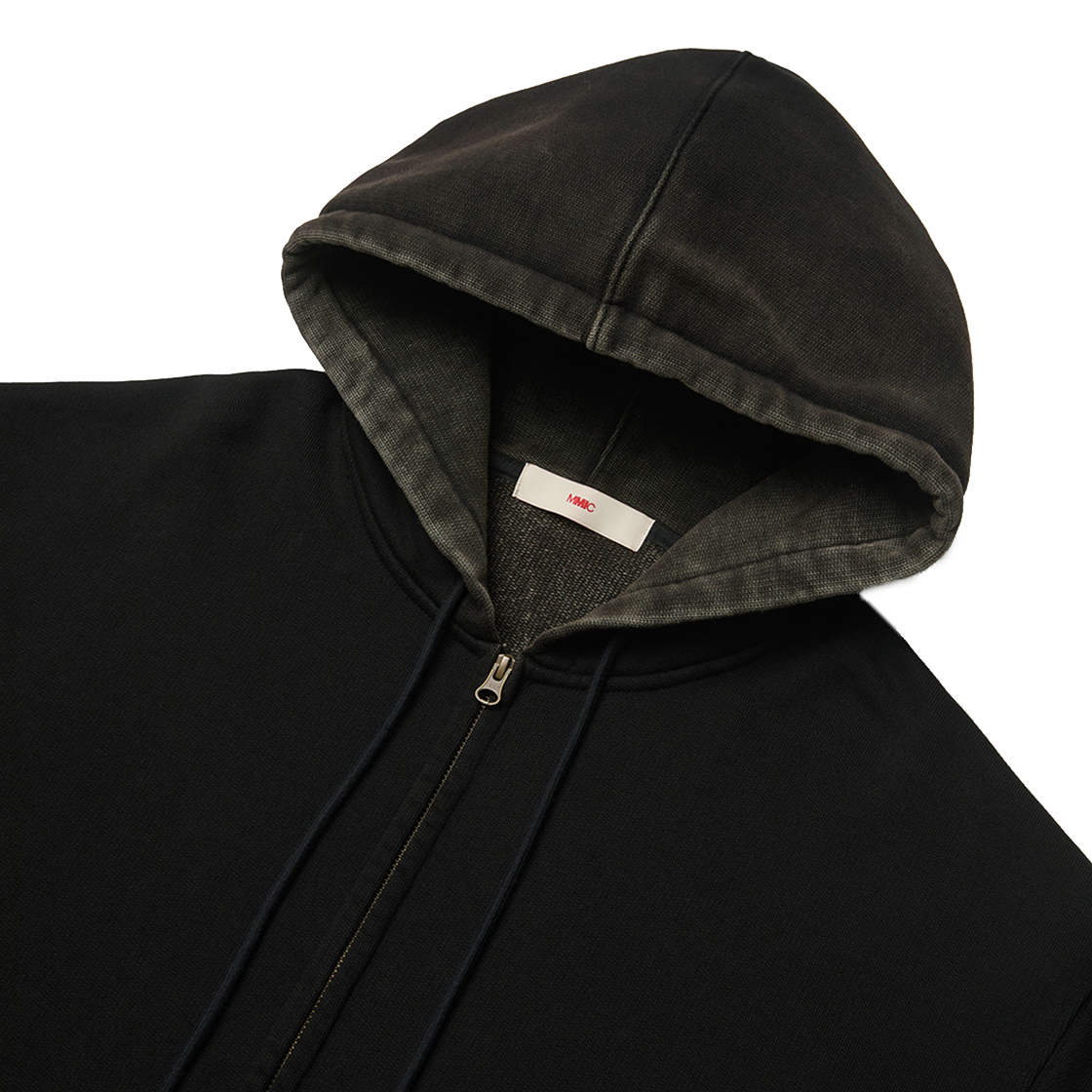 엠엠아이씨 더스크 후드 집업 블랙(MMIC Dusk Hood Zip Up Black) - 2