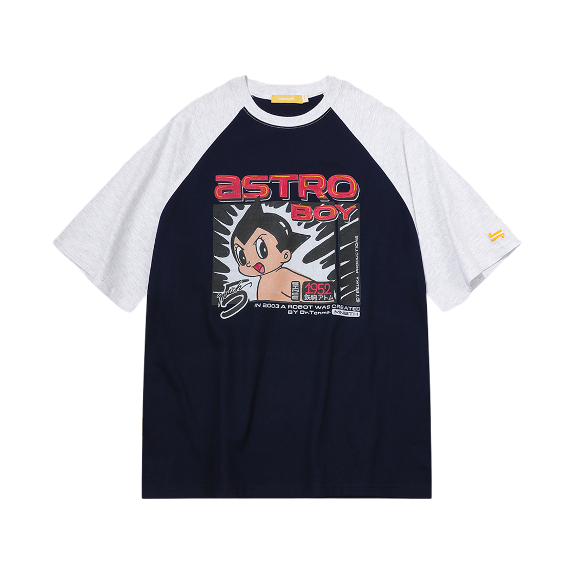 MBBES1HTU05NV MAINBOOTH [Astro Boy] Atomic T-shirt Navy