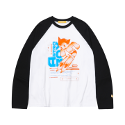 MAINBOOTH [Astro Boy] Cyberpunk Raglan T-shirt White