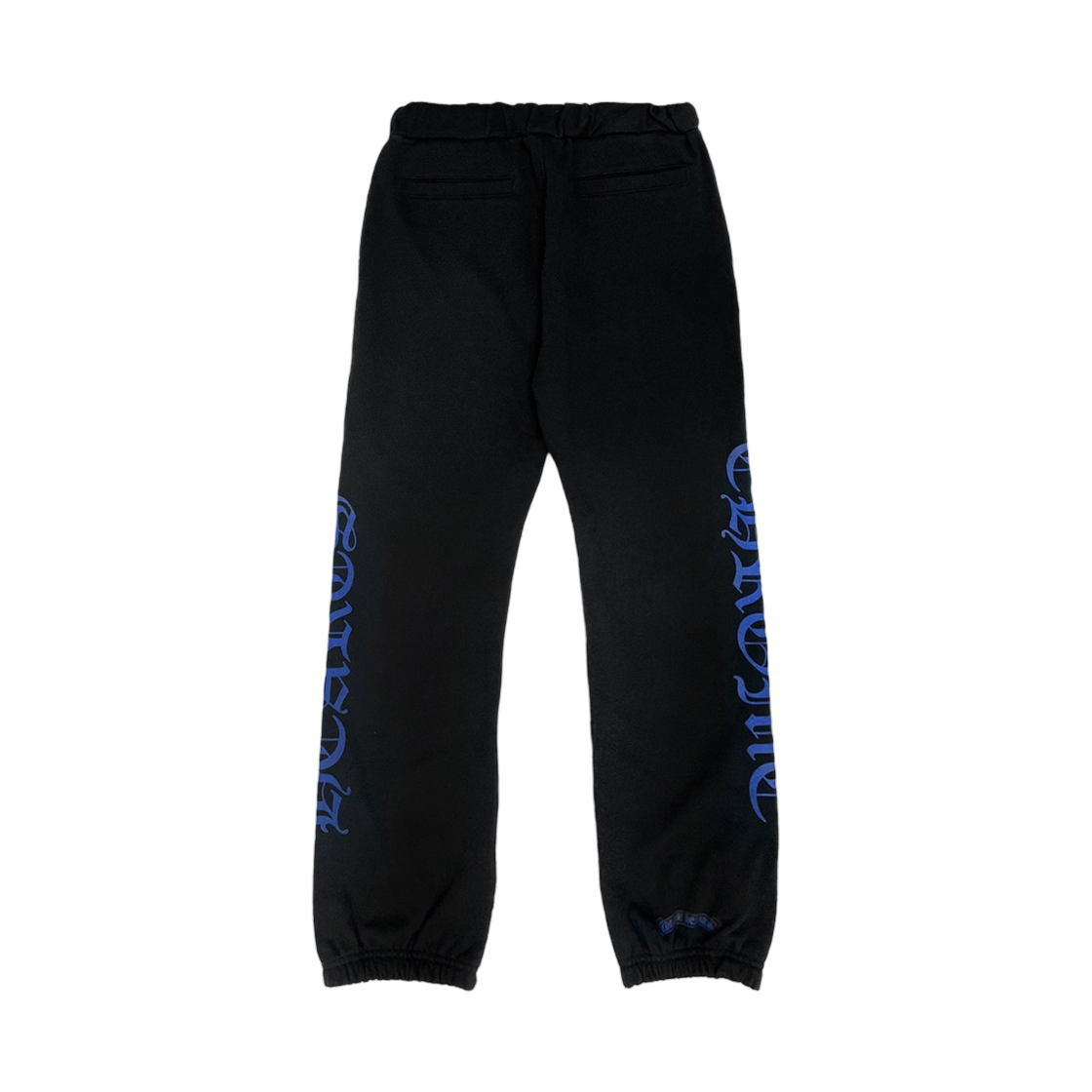 크롬하츠 홀스슈 퍽 유 로고 스웨트팬츠 블루 블랙(Chrome Hearts Horseshoe Fuck you Logo Sweatpants Blue Black) - 2