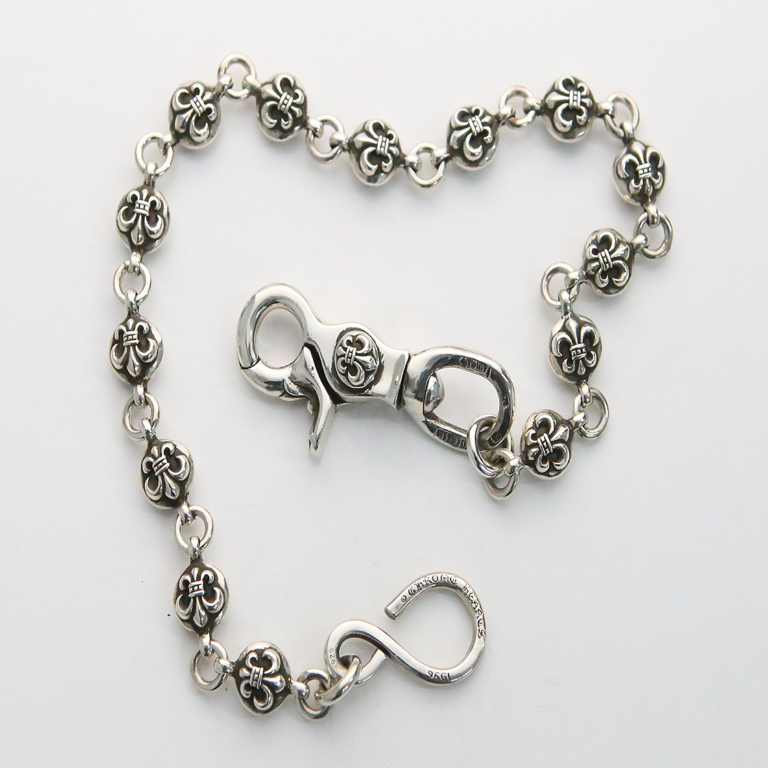 한스룸 크롬하츠 No2 BS 플레어 숏 월렛 체인(Hansroom Chrome Hearts No2 Bs Fleur Short Wallet Chain) - 2