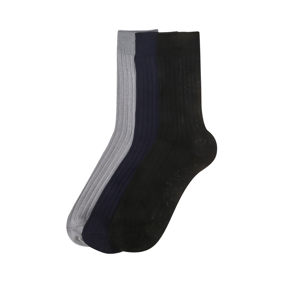 질스튜어트 액세사리 남성 남성 골지 실켓 장목양말 3종세트 JUSS5F020G2 그레이(Jillstuart Men's Acc Men’S Ribbed Silket Long Socks 3-Pack Juss5F020G2 Normal Grey)