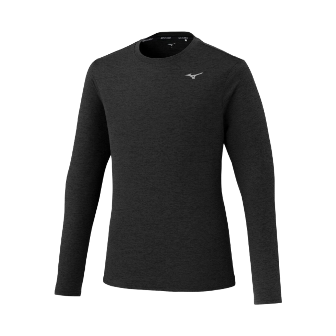 J2MAC52009 Mizuno Quick Dry Long Sleeve T-Shirt Black
