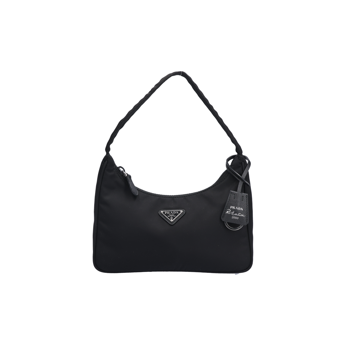프라다 1NE515 리나일론 2000 테수토 호보백 블랙(Prada Re-Nylon 2000 Tessuto Hobo Bag - Black)
