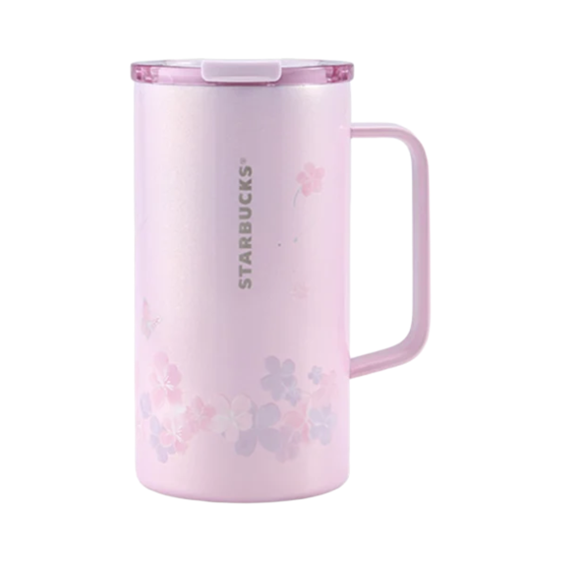 - Starbucks China 2026 Cherry Blossom Stainless Steel Mug 660ml