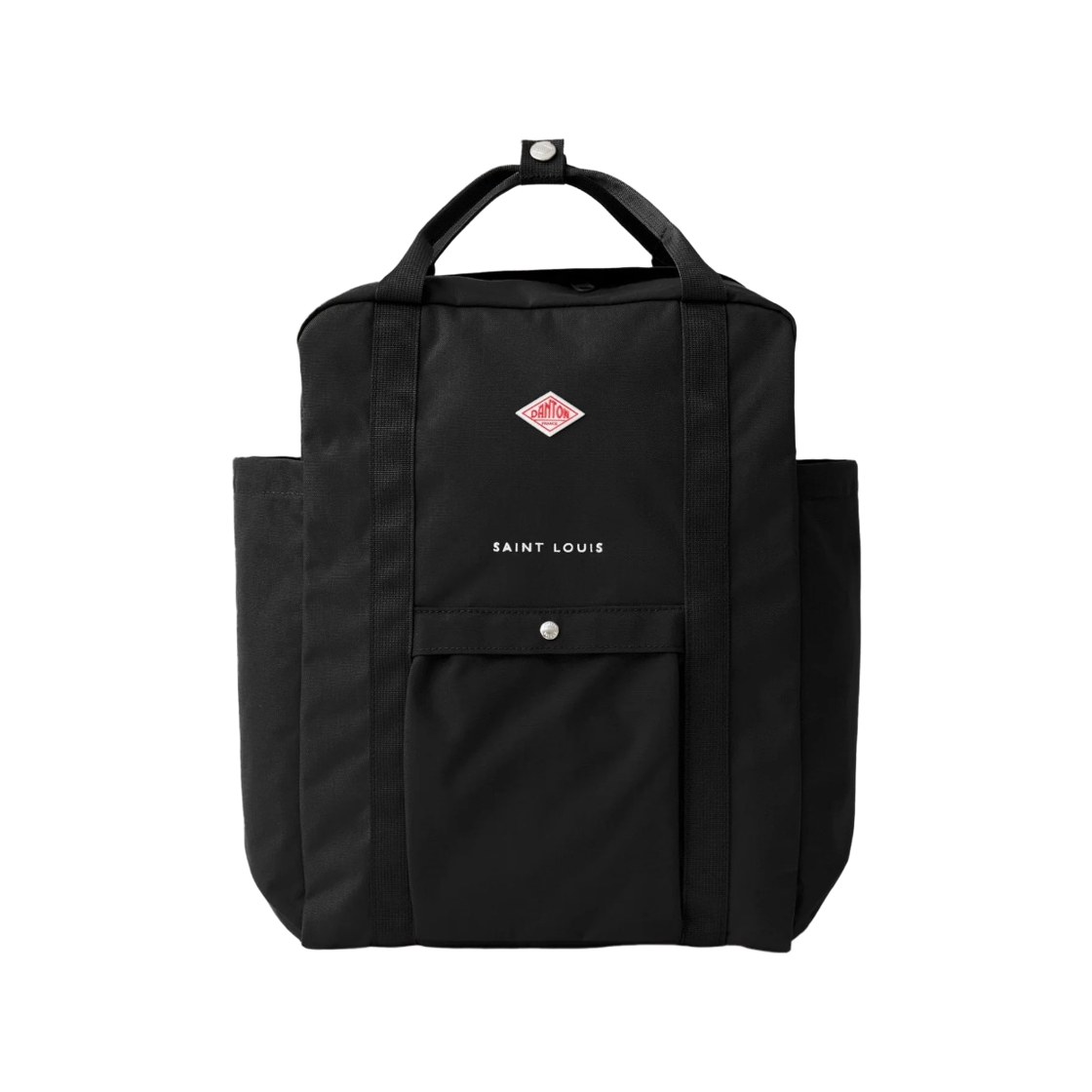 - Danton Saint Louis Cordura Canvas Square Rucksack Black