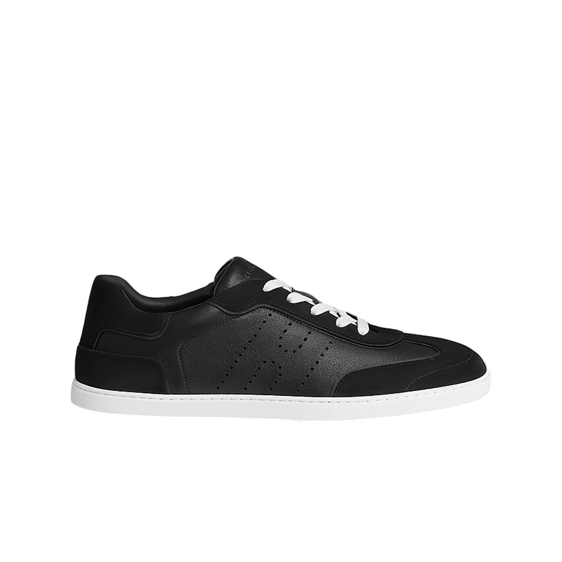 H261863ZH01400 Hermes Match Sneakers Suede Goatskin Calfskin & Noir