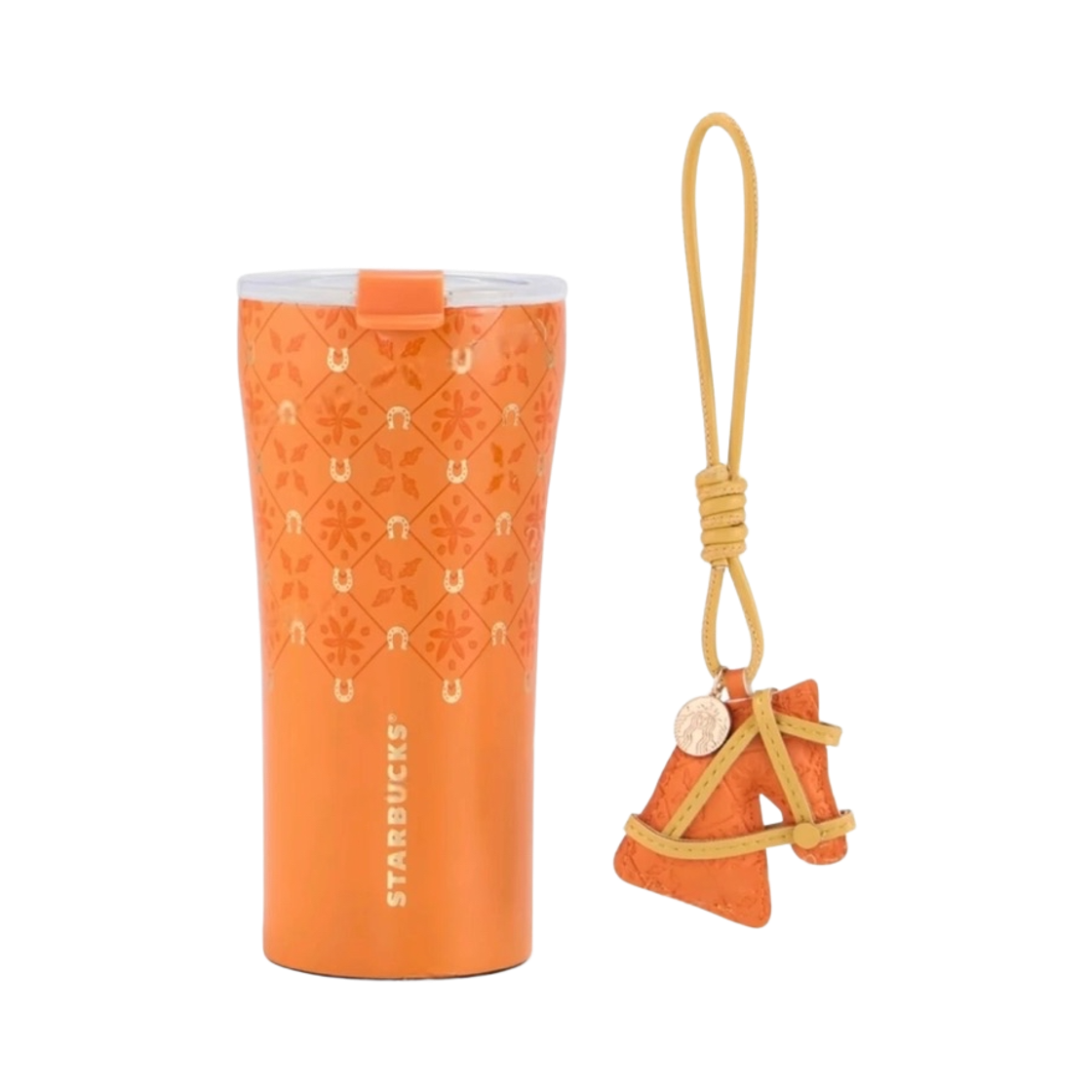 - Starbucks China 2026 Year of Horse SS Sttoke Cup 460ml & Pendant Set