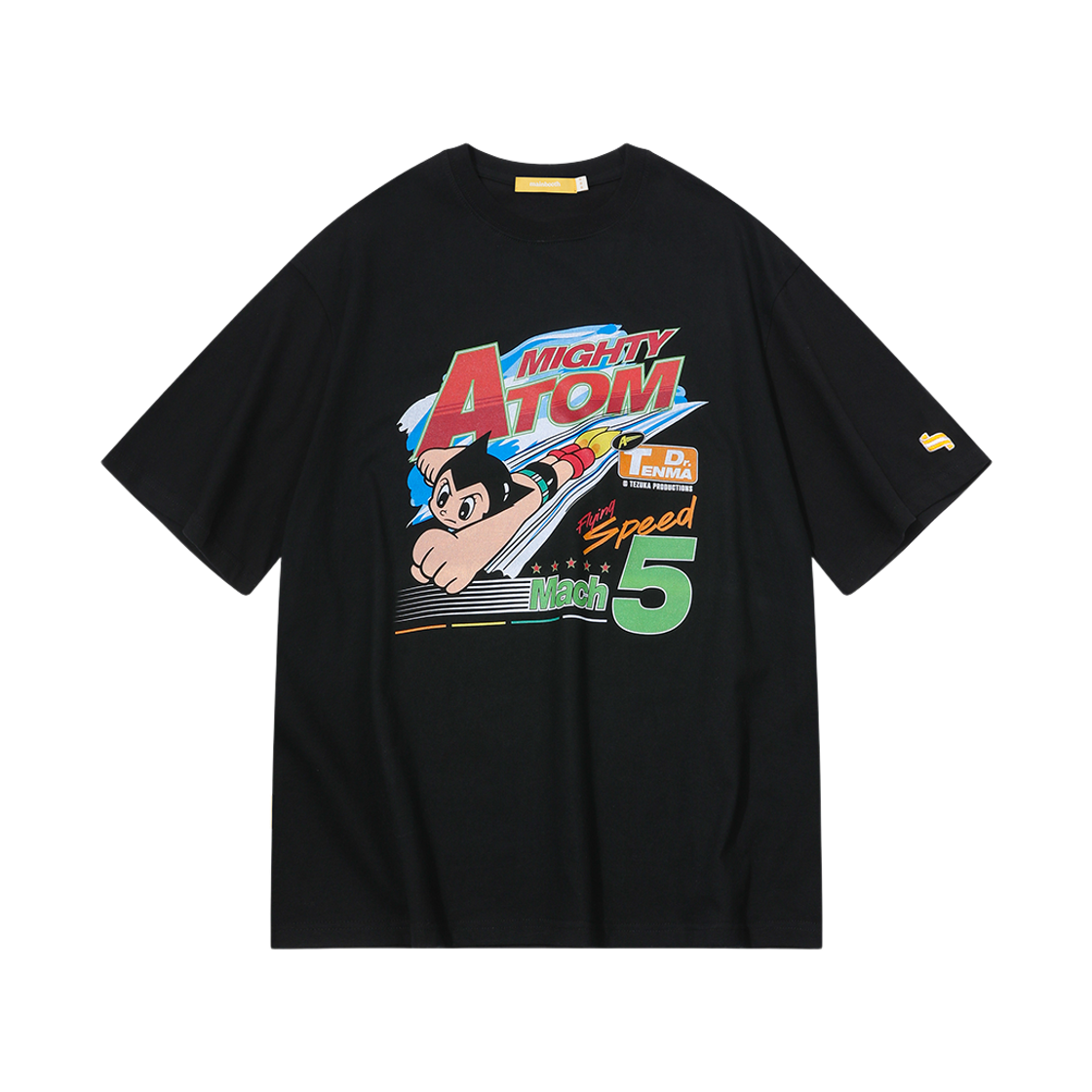 메인부스 [아톰] 스피드 티셔츠 블랙