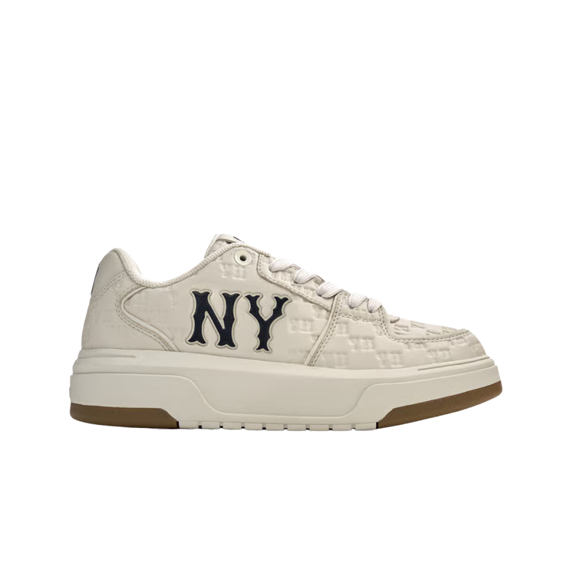 MLB 청키 라이너 엠보 모노그램 쿠퍼스 타운 뉴욕 양키스 크림(MLB Chunky Liner Embo Monogram Coopers Town New York Yankees Cream) - 1