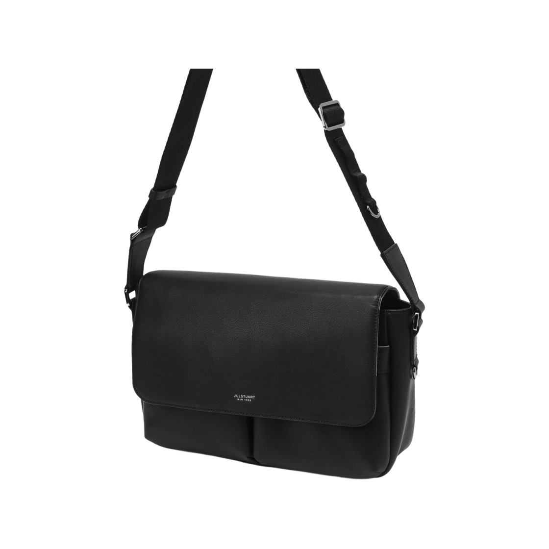 질스튜어트 액세사리 남성 로건 블랙 레더 플랩형 크로스 JUBA5E945BK 블랙(Jillstuart Men's Acc Rogan Logan Black Leather Flap Crossbody Bag Juba5E945Bk Black) - 5