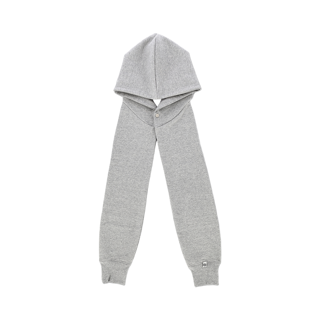 포즈넘버에잇 스웻 후디 머플러 (그레이)(Pose Number Eight Sweat Hoodie Muffler (Grey)) - 1