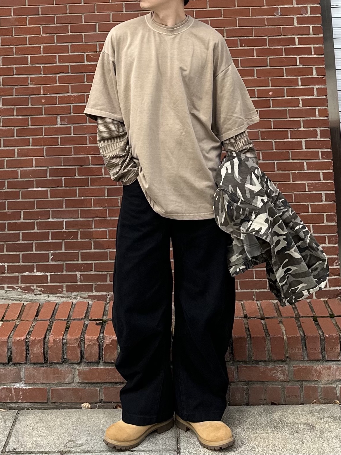 Timberland Premium 6 inch Waterproof Boot Wheat Nubuck - Wide 착용 스타일 - 4