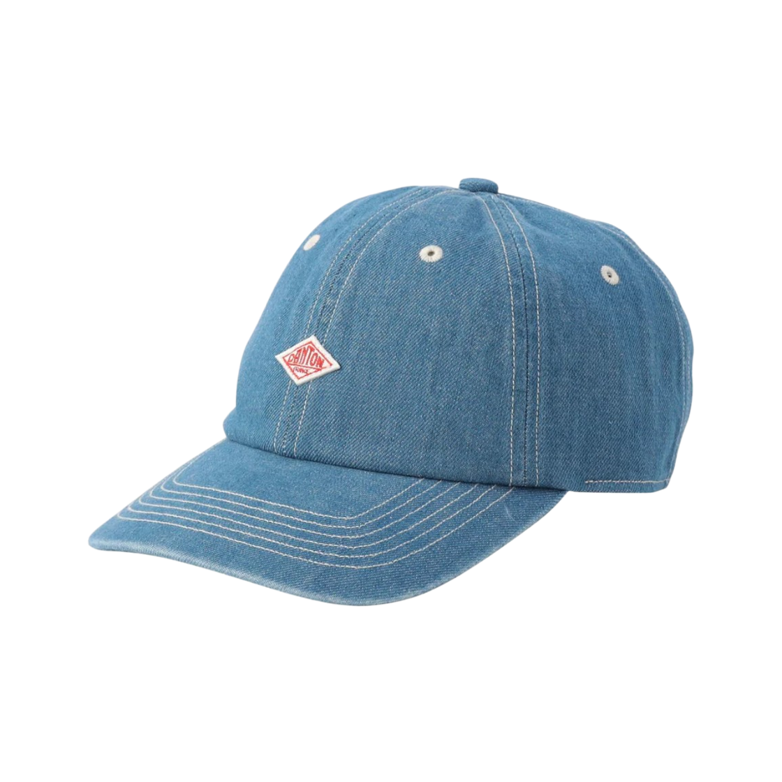 DT-H0227 Danton Denim 6-Panel Cap Fade Blue