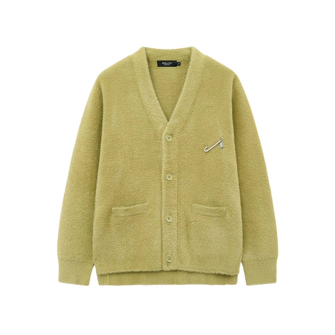 지오송지오 셈블런스 헤어리 니트 가디건 애쉬그린 ZH2KT802AG