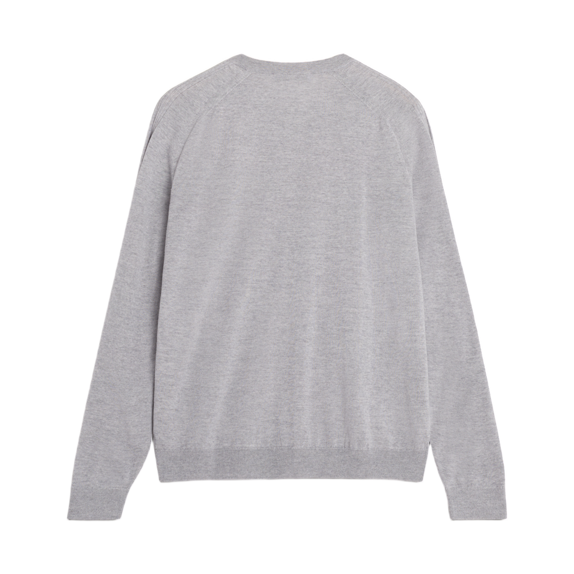 메종 키츠네 폭스 헤드 파인 메리노 가디건 그레이 멜란지(Maison Kitsune Fox Head Fine Merino Cardigan Grey Melange) - 2