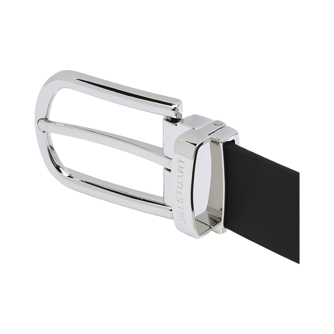 질스튜어트 액세사리 남성 블랙 실버 버클 남자 가죽 벨트 JUBE5F072BK 블랙(Jillstuart Men's Acc Black Silver Buckle Men’S Leather Belt Jube5F072Bk Black) - 2