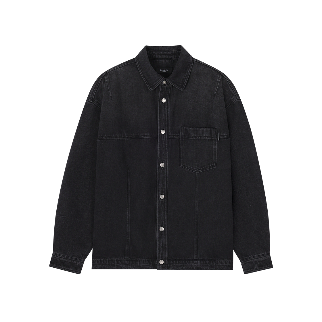 SI2SH220BK SONGZIO HOMME Origin Denim Shirt Black