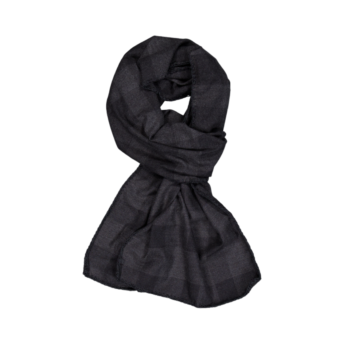 퍼렌 체크 스카프 챠콜(PERENN  Check Scarf Charcoal)
