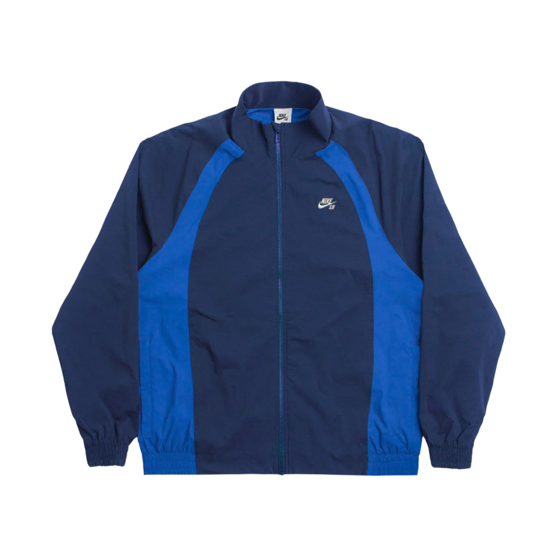 HJ2911-492 Nike SB Full Zip Woven Skateboarding Jacket Blue Void Game Royal - Asia