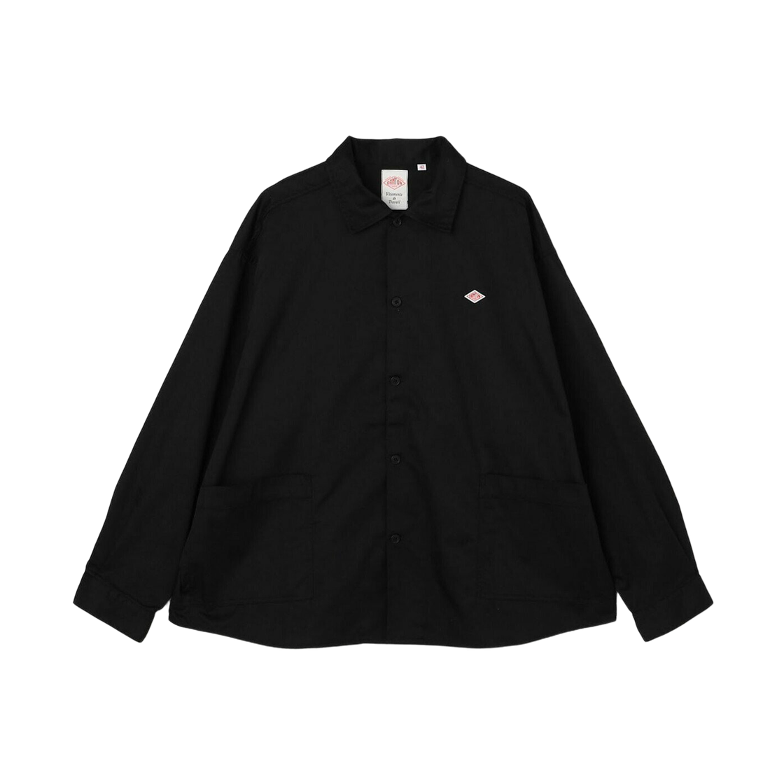 단톤 커버올 셔츠 자켓 블랙(Danton Coverall Shirt Jacket Black) - 1