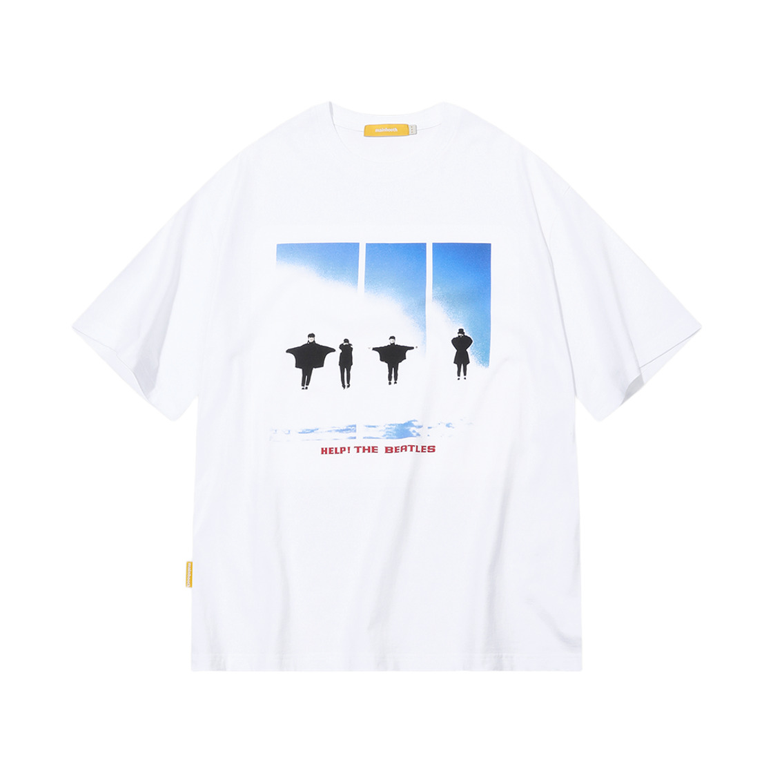 MBBES4HTU20WH MAINBOOTH [Beatles] Help T-Shirt White