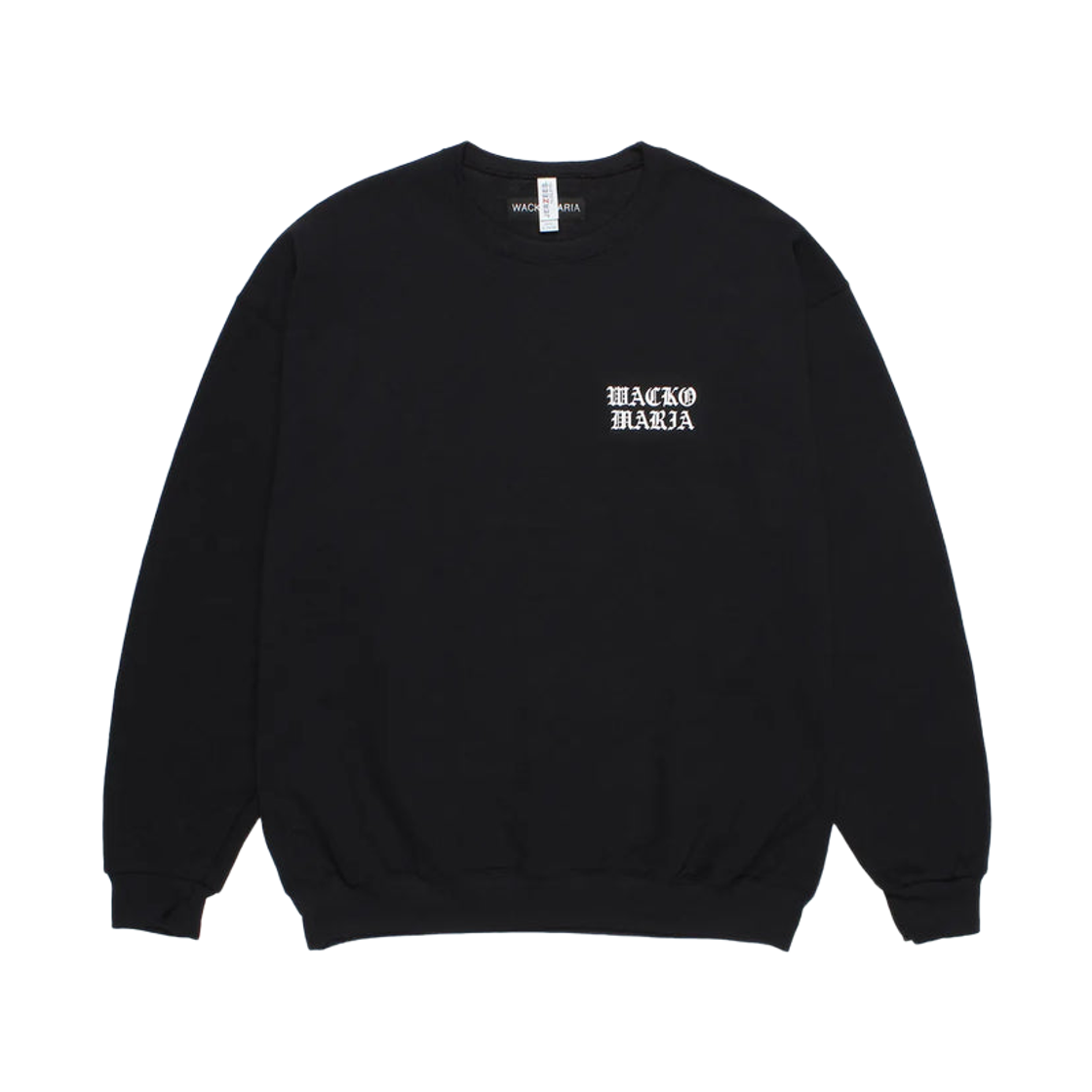 와코 마리아 크루넥 스웨트셔츠 타입-1 블랙(Wacko Maria Crewneck Sweatshirt Type-1 Black) - 2