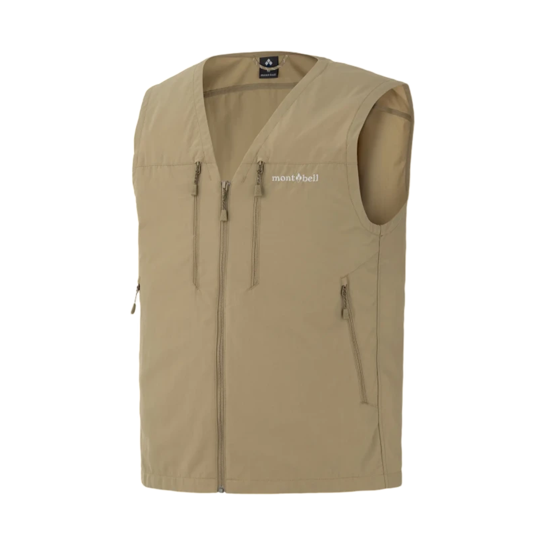 1103354 Montbell O.D. V-Neck Vest Tan