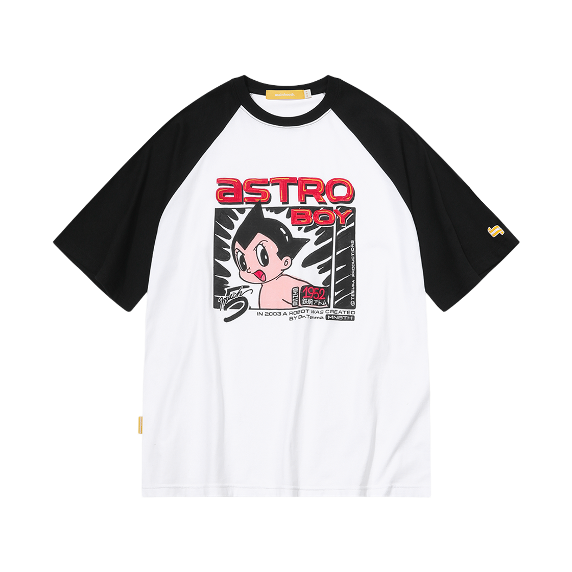 MBBES1HTU05WH MAINBOOTH [Astro Boy] Atomic T-shirt White