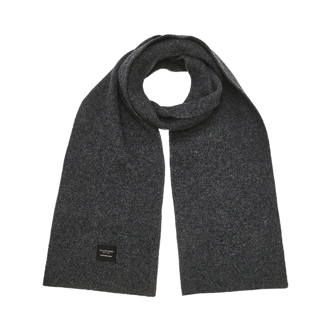 JUMU5F501G3 Jillstuart Men's Acc Wool Cashmere Blend Muffler & Gloves Set Gray Jumu5F501G3 Dark Grey