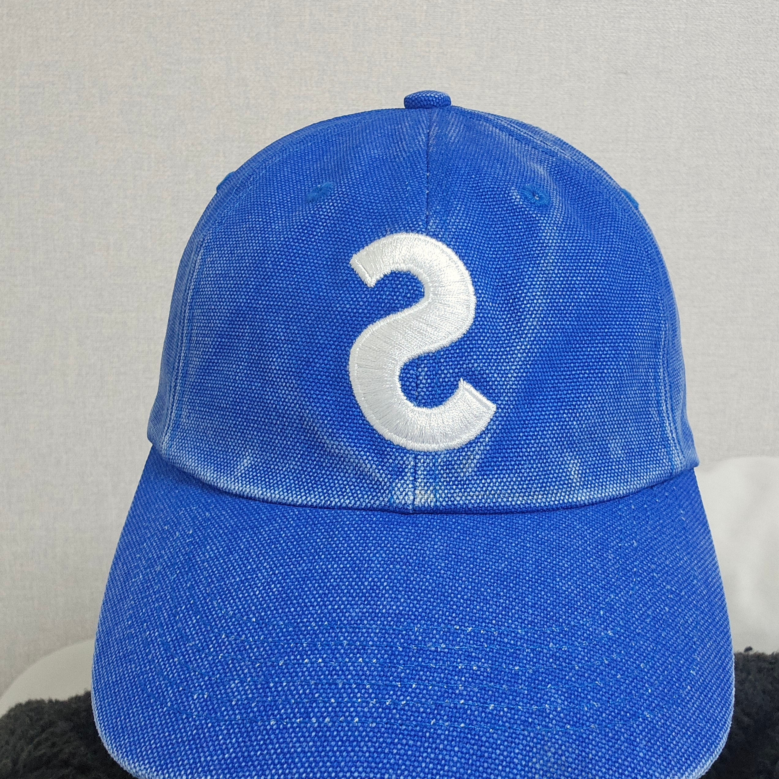 Supreme Pigment Coated Canvas S Logo 6-Panel Royal - 25FW 착용 스타일