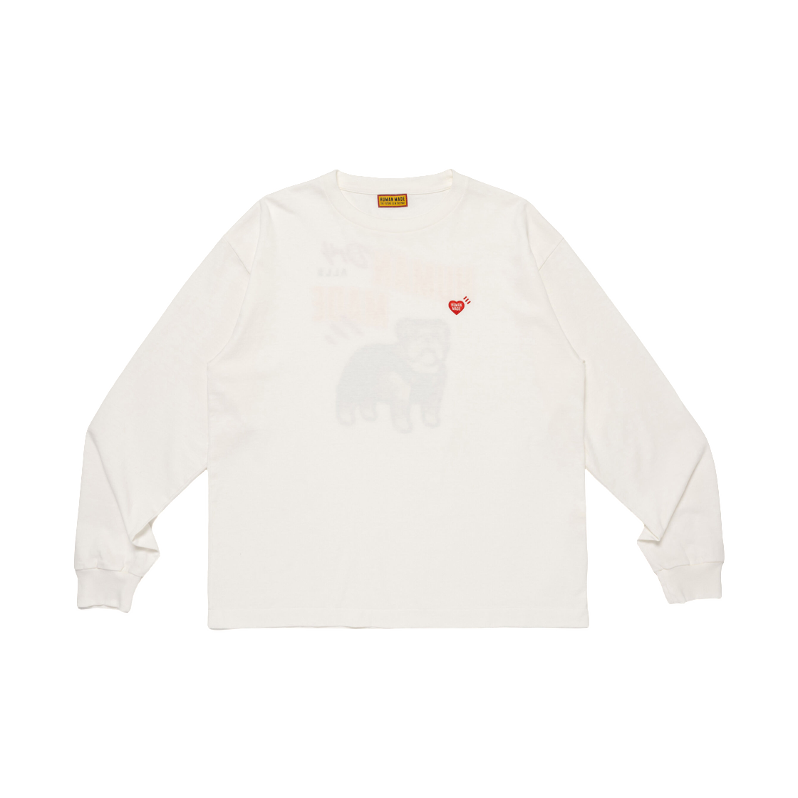 휴먼 메이드 그래픽 롱슬리브 티셔츠 화이트(Human Made Graphic L/S T-Shirt White)