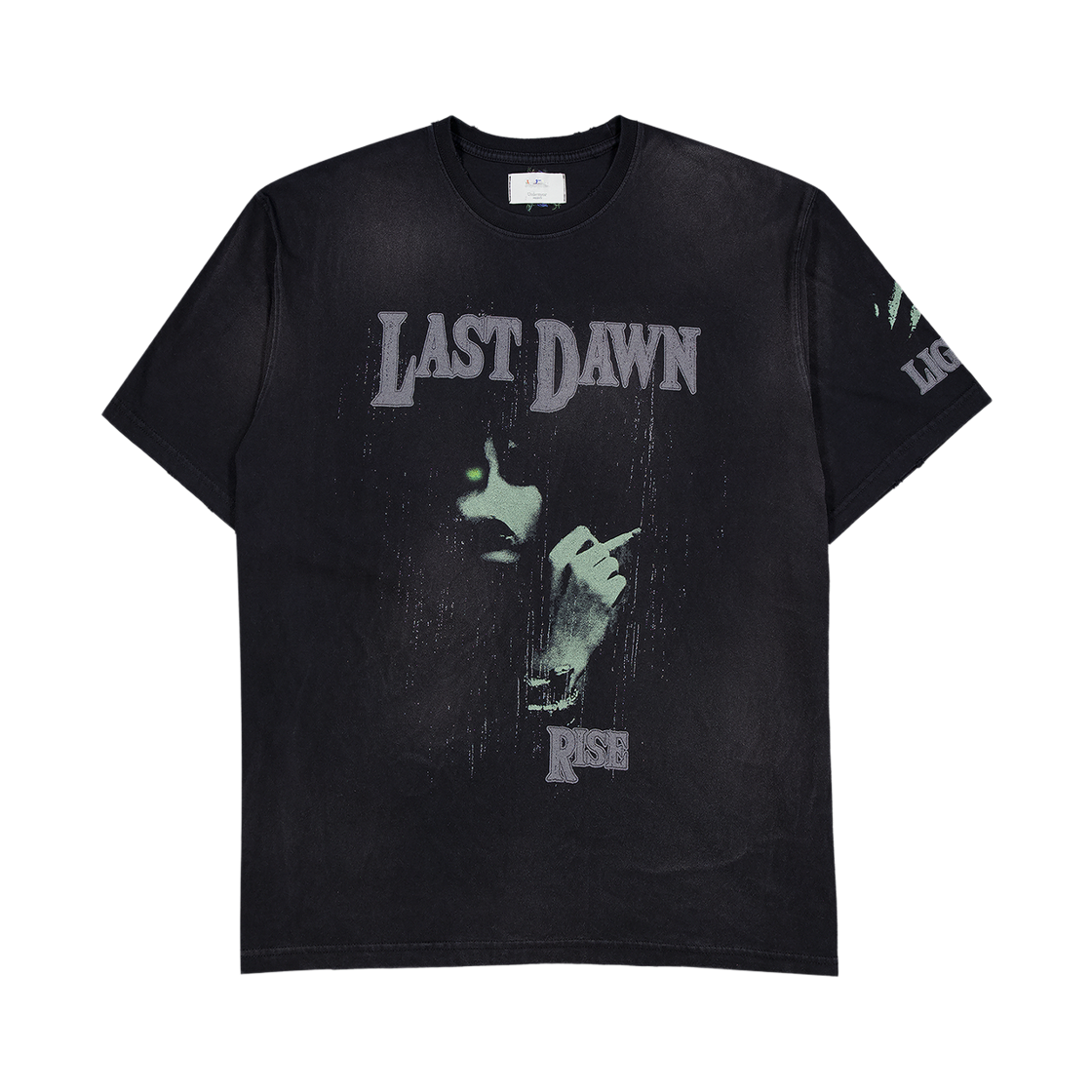 언더마이카 피오씨 라스트 던 빈티지 워시드 티셔츠 블랙(Undermycar POC Last Dawn Vintage Washed T-Shirts Black)