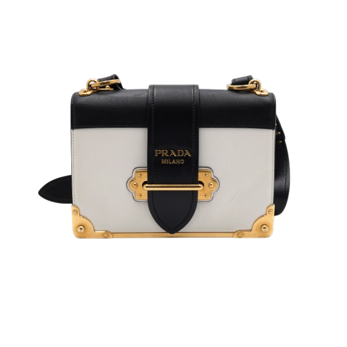 프라다 1BD045 카이에 시티 카프레더 금장 로고 스터드 숄더백 겸 크로스백aa61557(Prada Kaie City Calf Leather Gold Logo Studded Shoulder and Crossbody Bag)