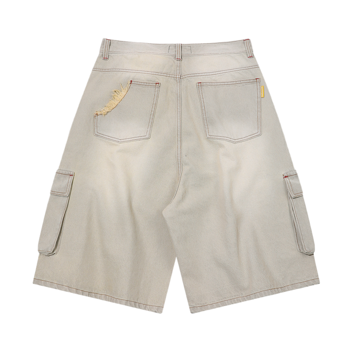 메인부스 빈티지 카고 데님 쇼츠 그레이(MAINBOOTH Vintage Cargo Denim Shorts Gray) - 2